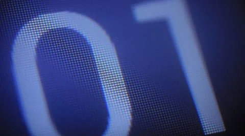 Digital display Stock Footage 45573531