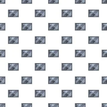 Digital display seamless pattern showing time and data イラスト素材