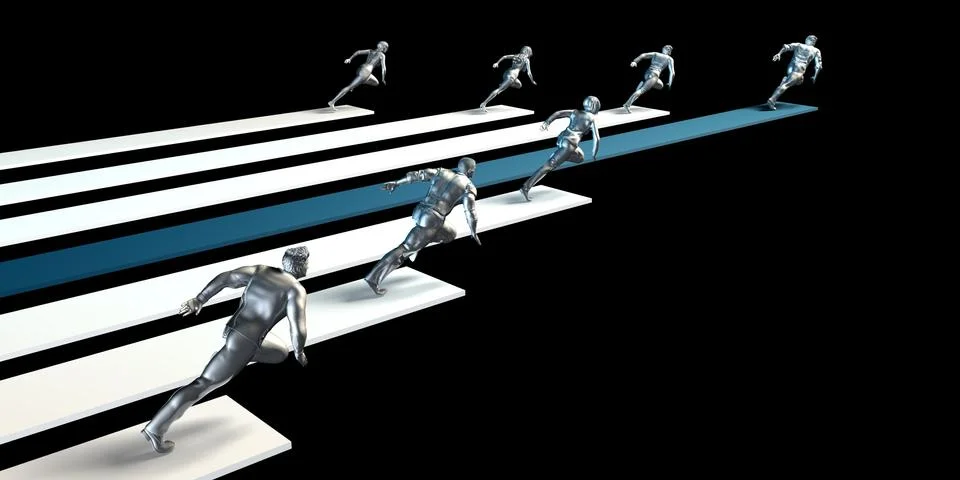 Digital Disruption Stock Illustration