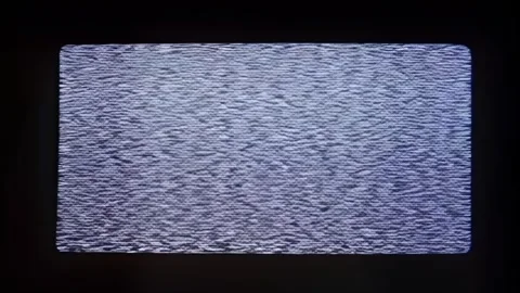 Digital disruption  A symphony of static and signal loss Stock Footage 296222935