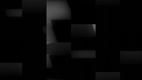 Digital Distorted Screen with Geometrical Pixels Noise Flowing Background Stock Footage 199452116