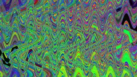 Digital Distortion Effect 4K — Bad TV Glitch Overlay Loop Stock Footage 329788892