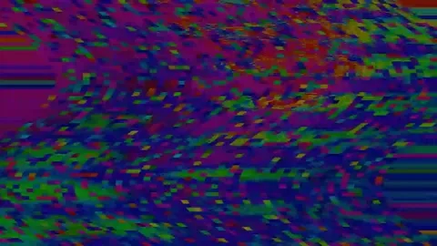Digital Distortion Effect 4K — Bad TV Glitch Overlay Loop Stock Footage 329791278