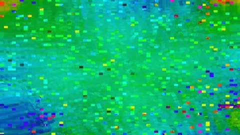 Digital Distortion Effect 4K — Bad TV Glitch Overlay Loop Stock Footage 329813245