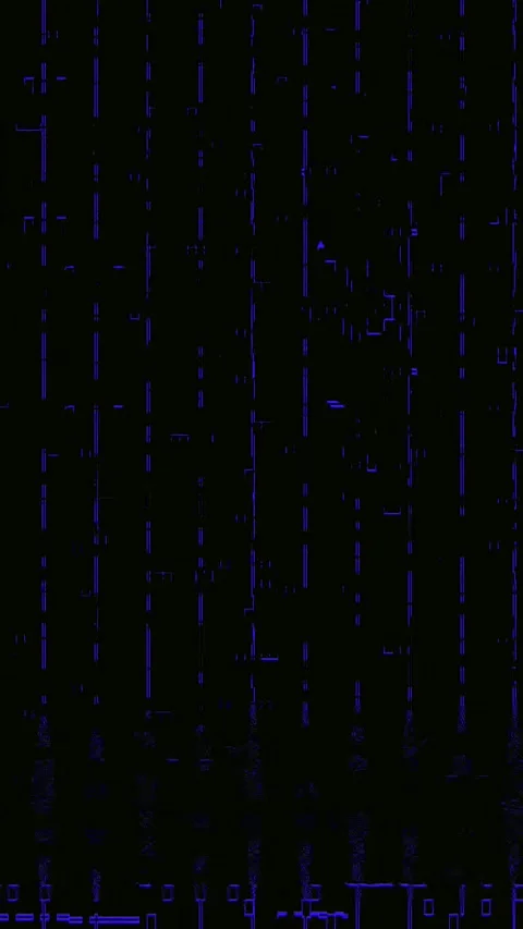 Digital Distortion Effect 4K Vertical — Bad TV Glitch Loop Stock Footage 329679140