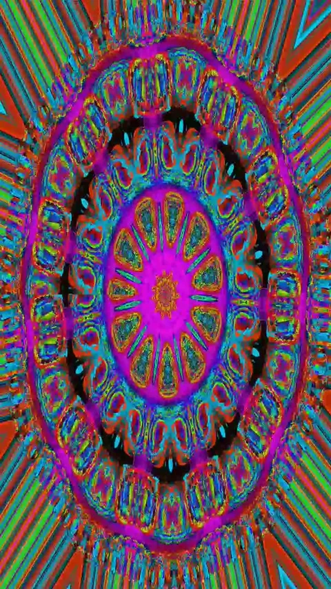 Digital Distortion Effect 4K Vertical — Bad TV Glitch Loop Stock Footage 329789664