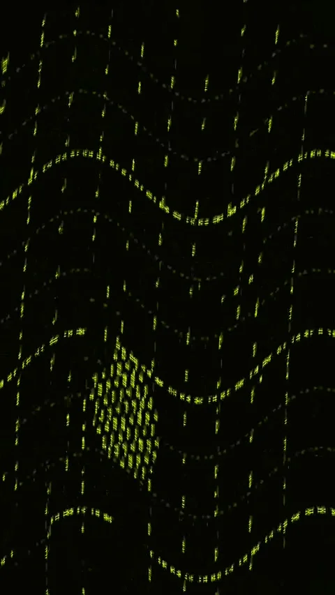 Digital Distortion Effect 4K Vertical — Bad TV Glitch Loop Stock Footage 329811463