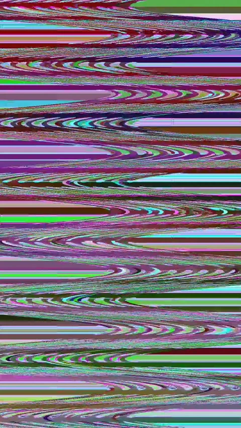 Digital Distortion Effect 4K Vertical — Bad TV Glitch Loop Stock Footage 329839702