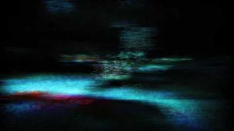 Digital Distortion Effect Stock Footage 303886122