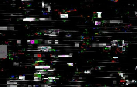 Digital Distortion Stock Illustration