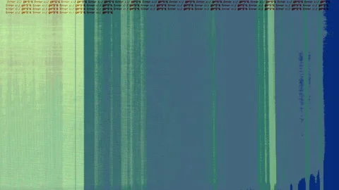 Digital distortion program damage system error Stock Footage 132019500