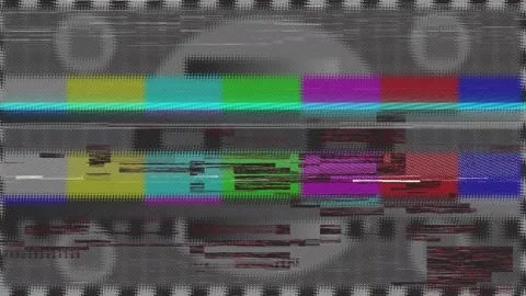Digital Distortion Transitions. Glitch interference Stock Footage 146517464
