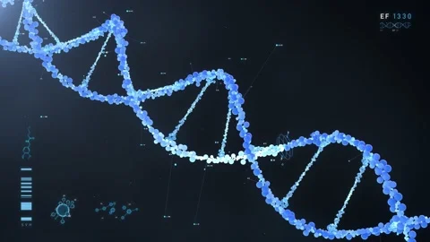 Digital DNA Creation Video stock 231256238