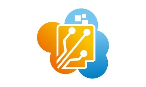 Digital Document Cloud 스톡 일러스트