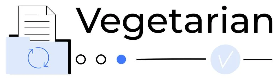 Digital document in folder, verification checkmark, and progression timeline  Stock Illustration