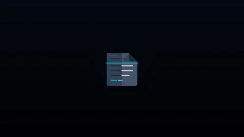 Digital Document Icon Видео 336477159