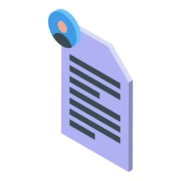 Digital document management system showing client profile information Stock Illustration