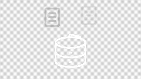 Digital document management white line animation Stock Footage 340285484