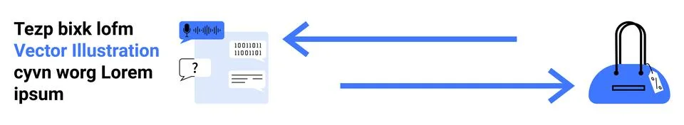 Digital Document Sharing and Secure Storage Concept with File and Padlock Stock Illustration