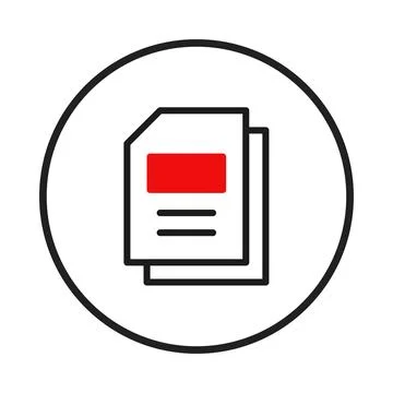 Digital documents illustration showcasing streamlined paperwork and efficie.. 库存插图