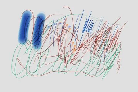 Digital Doodles Ilustração Stock