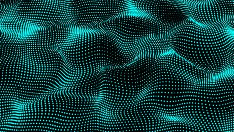 Digital dot background animation. Dot pattern with halftone effect. Abstrac.. Stock Illustration