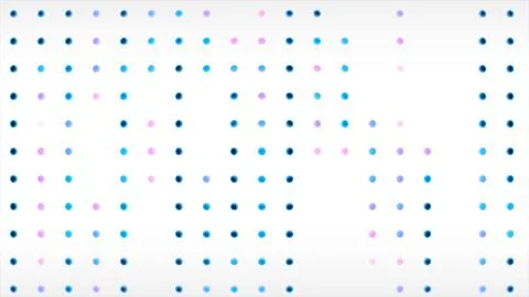 Digital Dot Matrix Pattern Blue Pink LED Grid Stock Illustration
