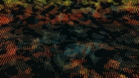 Digital dots background, modern technological style Illustrazione stock