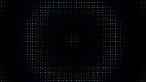 Digital dots pulsing grid blue lights abstract background modern display led Stock Footage 339895206