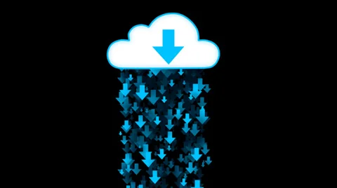 Digital Download Cloud 動画素材 39354763