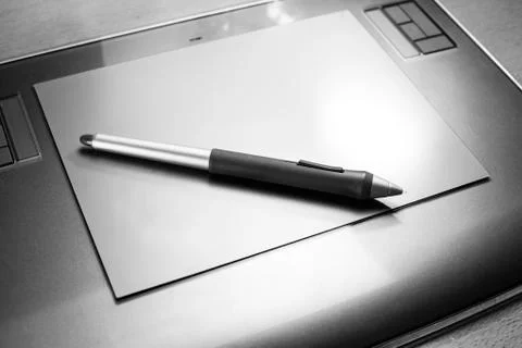 Digital drawing tool Stock Photos