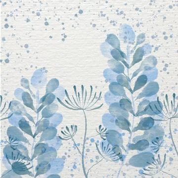 Digital drawing winter background. for decorating your design Stock Illustration