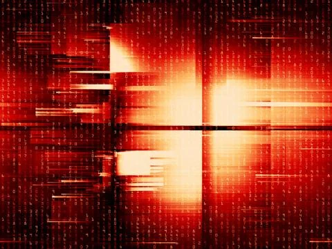 Digital Dynamic Arrangement Illustrazione stock