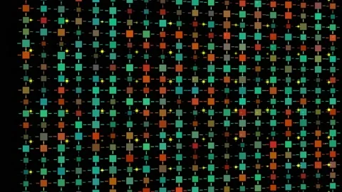 Digital dynamic  space Particular background. Video stock 218276571