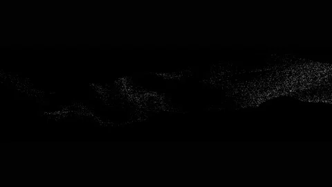 Digital dynamic wave of particles. Abstract white futuristic background. Stock Footage 171026539