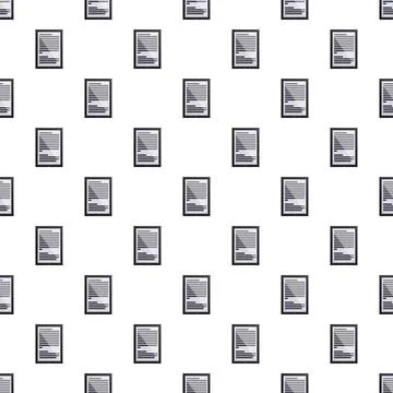 Digital e reader screen displaying text in a seamless pattern 스톡 일러스트