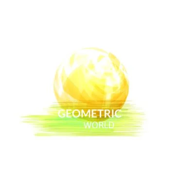 Digital earth concept symbol Stock Illustration