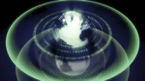 Digital Earth Stock Footage 10607346