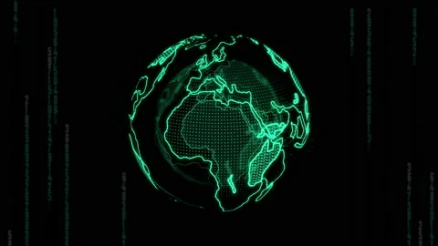 Digital Earth Stock Footage 131016840