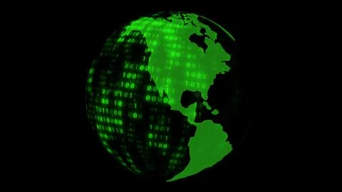 Digital Earth Globe Stock Illustration