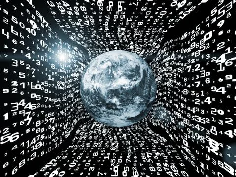 Digital Earth Stock Illustration