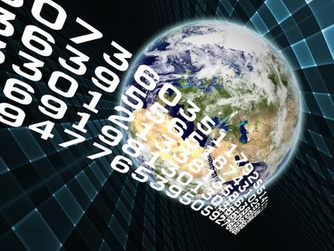 Digital Earth イラスト素材