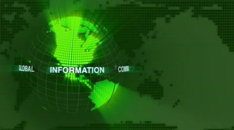 Digital Earth loop (HD NTSC) Stock Footage 621398