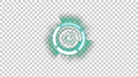 Digital effect Spinner Video stock 49139658