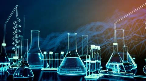 Digital effects - makeup concept or microbiology backgrounds Stock Illustration