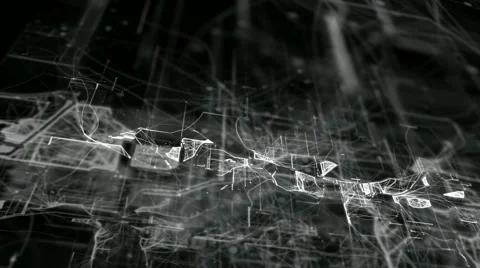 Digital electric grid Stock Footage 57117944