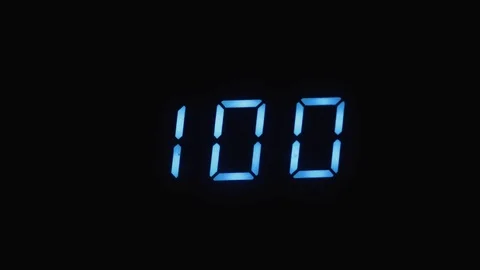 Digital electronic display Stock Footage 76870436