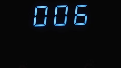 Digital electronic display Stock Footage 76870456