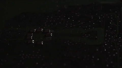 Digital electronic display Stock Footage 76870486