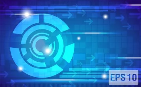 Digital elements of communications and free space background 스톡 일러스트